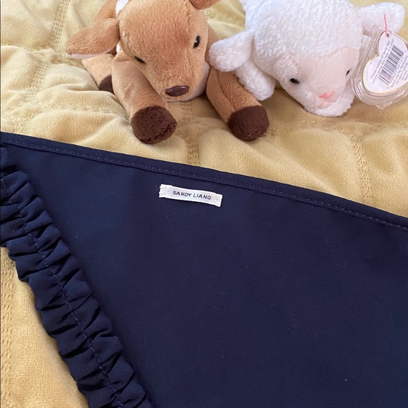 Sandy Liang Navy Cedro Bandana - Picture 2 of 2